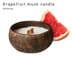 Coconut Candle – Scent: Grapefruit-musk